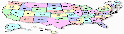 Insurance Search by Zip Code official USA service area map.